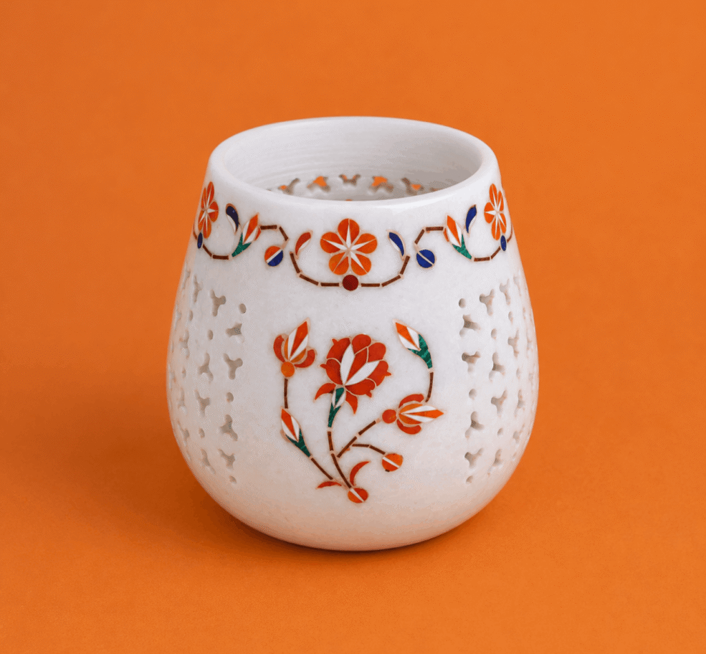 Shama Inlay Candlelight Holder